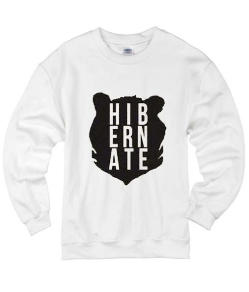 Hibernate Bear Head Sweater Cute Sweatshirt