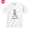 Lil peep Hellboy Bart Simpson Women Fashion Custom Tees