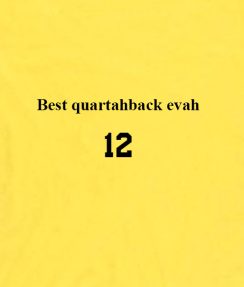 yellow 6 244x287 Best Quartahback Evah T shirts