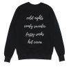 Cold Nights Comfy Sweater Fuzzy Socks Hot Cocoa Sweater