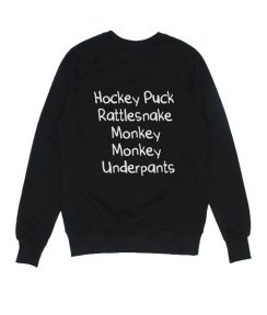 Hockey Puck Rattlesnake Sweater