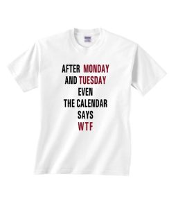 The Calendar Says WTF T-shirt