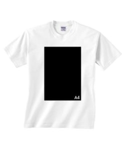 A4 Paper Size T-shirt