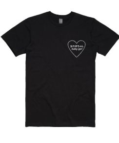 Baby Girl Heart Japanese T-shirt