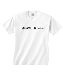 Hashtag Baseball Mom T-shirt