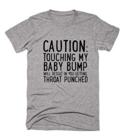 CAUTION Maternity T-Shirt