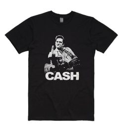 Johnny Cash Flipping the Bird Finger Shirt