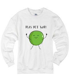 Peas Not War Peace Sweater