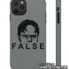 Dwight Schrute FACT FALSE The Office iPhone Case