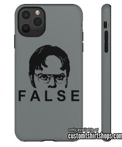Dwight Schrute FACT FALSE The Office iPhone Case