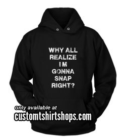 I'M GONNA SNAP ONE DAY RIGHT Funny Hoodies