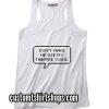 Don't Make Me Use My Theatre Voice Funny Summer and Workout Tank top