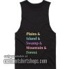 Plains Island SSwamp Mountain Forest Funny Tank top