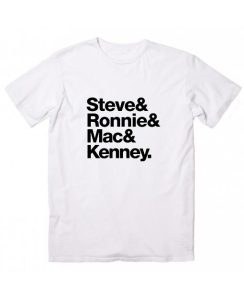 Steve Ronnie Mac Kenney Short Sleeve Unisex T-Shirts