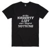 Rude Christmas Shirt Naughty List I Regret Nothing