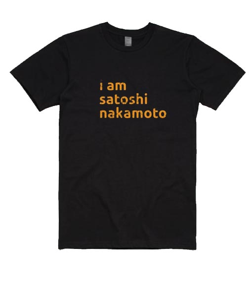 Vintage Bitcoin Shirt I Am Satoshi Nakamoto