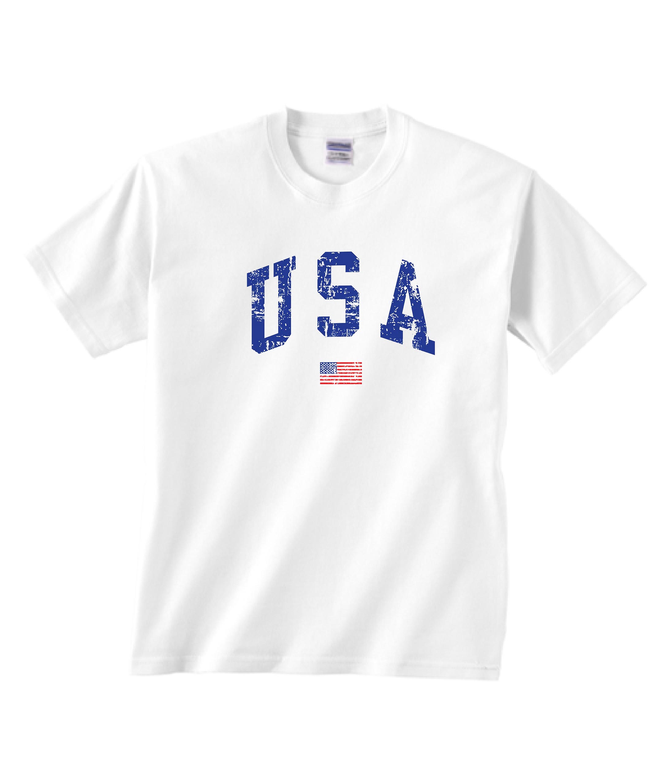 USA Distressed Shirt T-Shirt 4th Of July