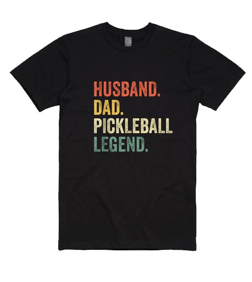 Pickleball Funny Husband Dad Legend Vintage Father's Day