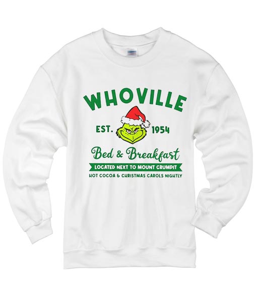 Retro Grinch Christmas Sweatshirt Merry Christmas 2022