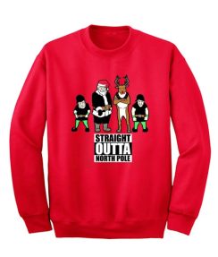 Straight Outta North Pole Ugly Christmas