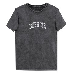 Beer Me Vintage Unisex Denim T-Shirt